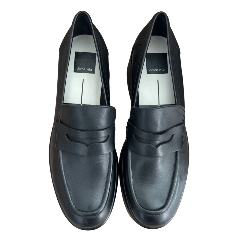 Dolce Vita Yanni Loafers platform chunky heel SZ: 8‎